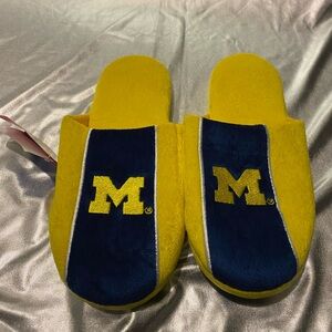 University Of Michigan NCAA House Slippers